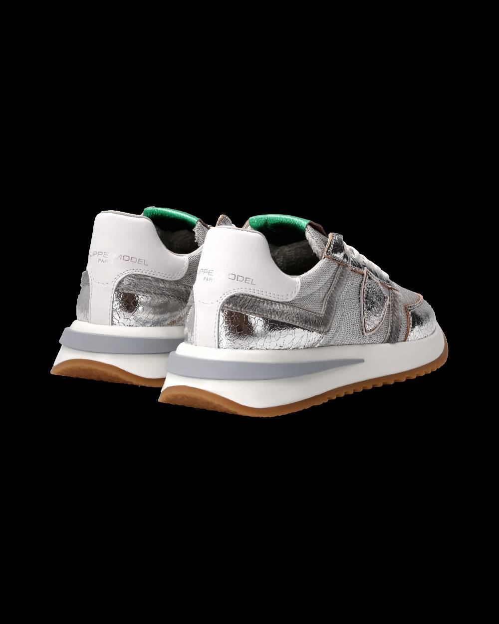 Philippe Model Sneaker Tropez 2.1 Donna, Argento Vendita Calda