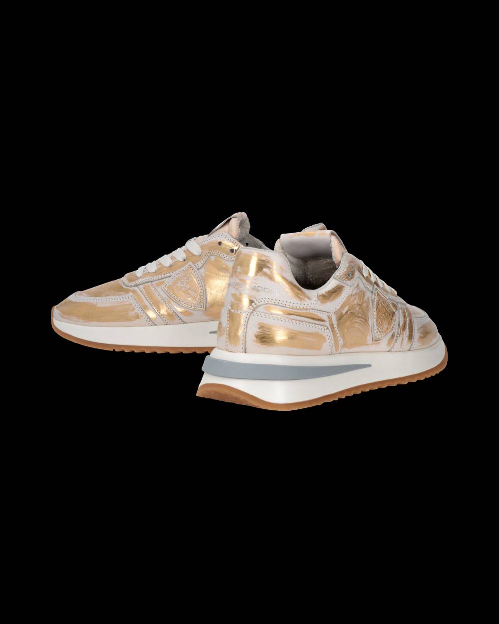 Philippe Model Sneaker Tropez 2.1 Donna, Bianco e Oro Vendita Economica