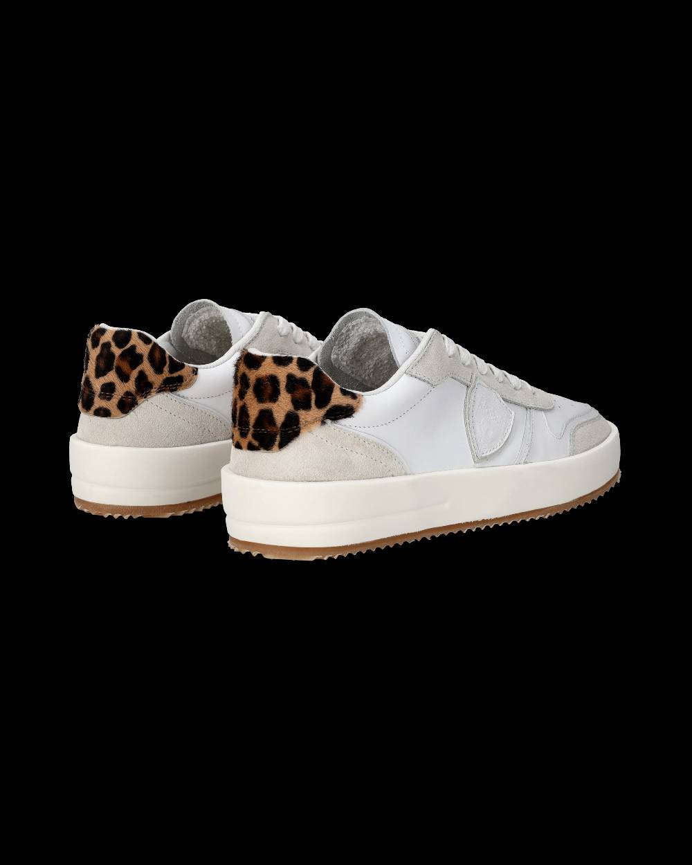 Philippe Model Sneaker bassa Nice donna - bianco e animalier Moda