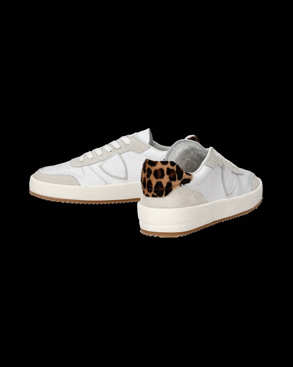 Philippe Model Sneaker bassa Nice donna - bianco e animalier Moda