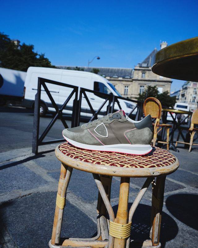 Philippe Model Sneaker basse Trpx donna - verde militare e rosa fluo 2025