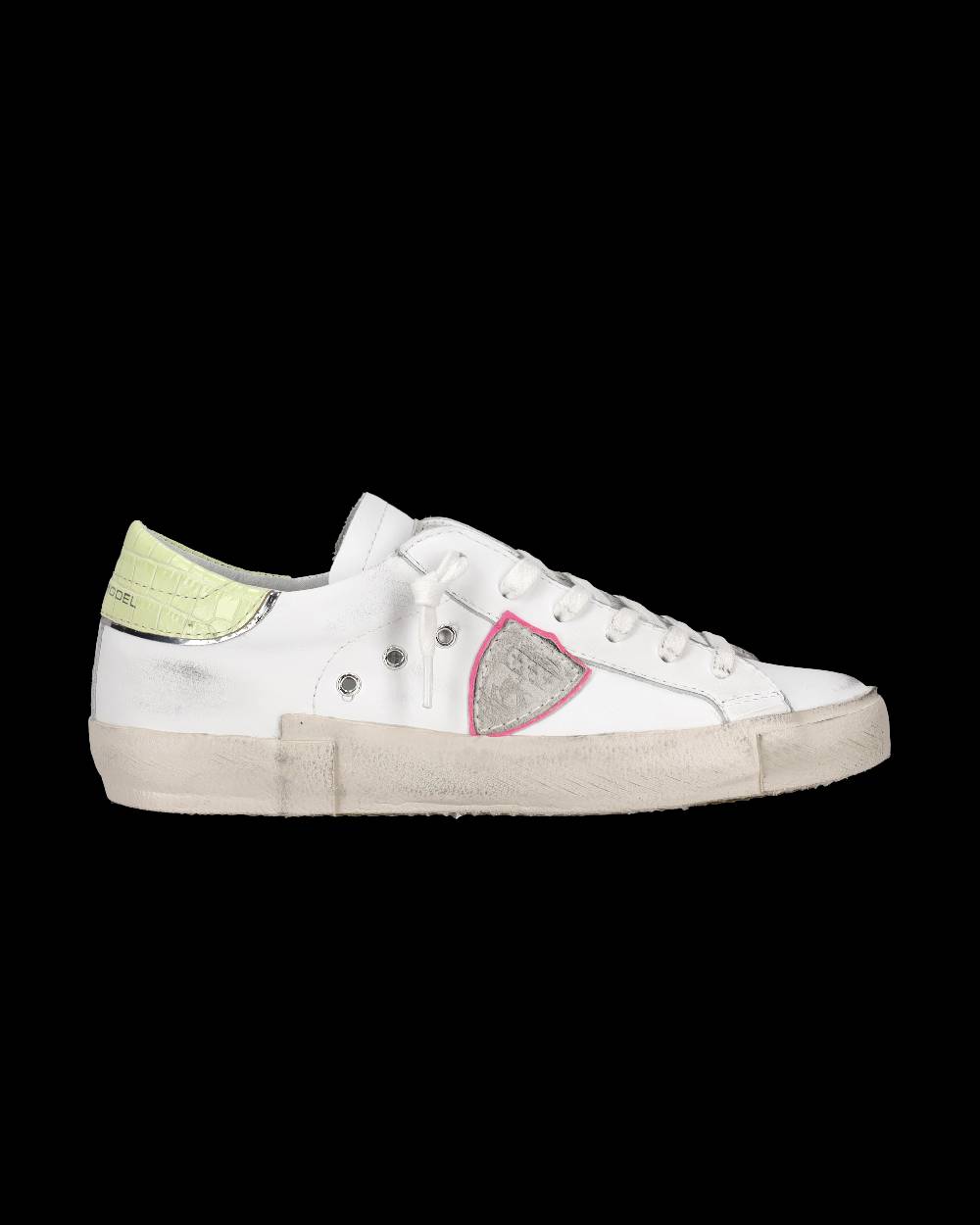 Philippe Model Sneaker bassa PRSX donna - bianco e giallo Nuovo