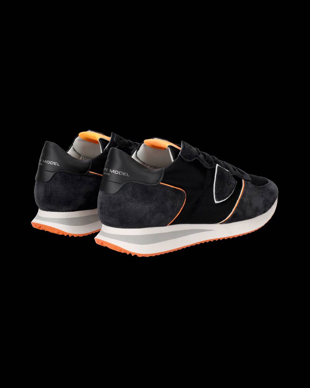 Philippe Model Sneaker basse Trpx uomo - nero e arancio Promozione Limitata