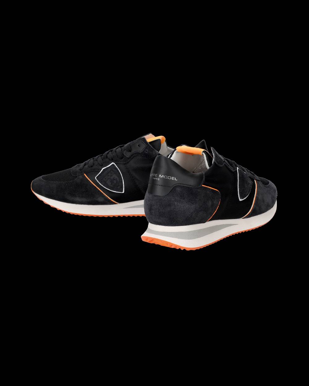 Philippe Model Sneaker basse Trpx uomo - nero e arancio Promozione Limitata