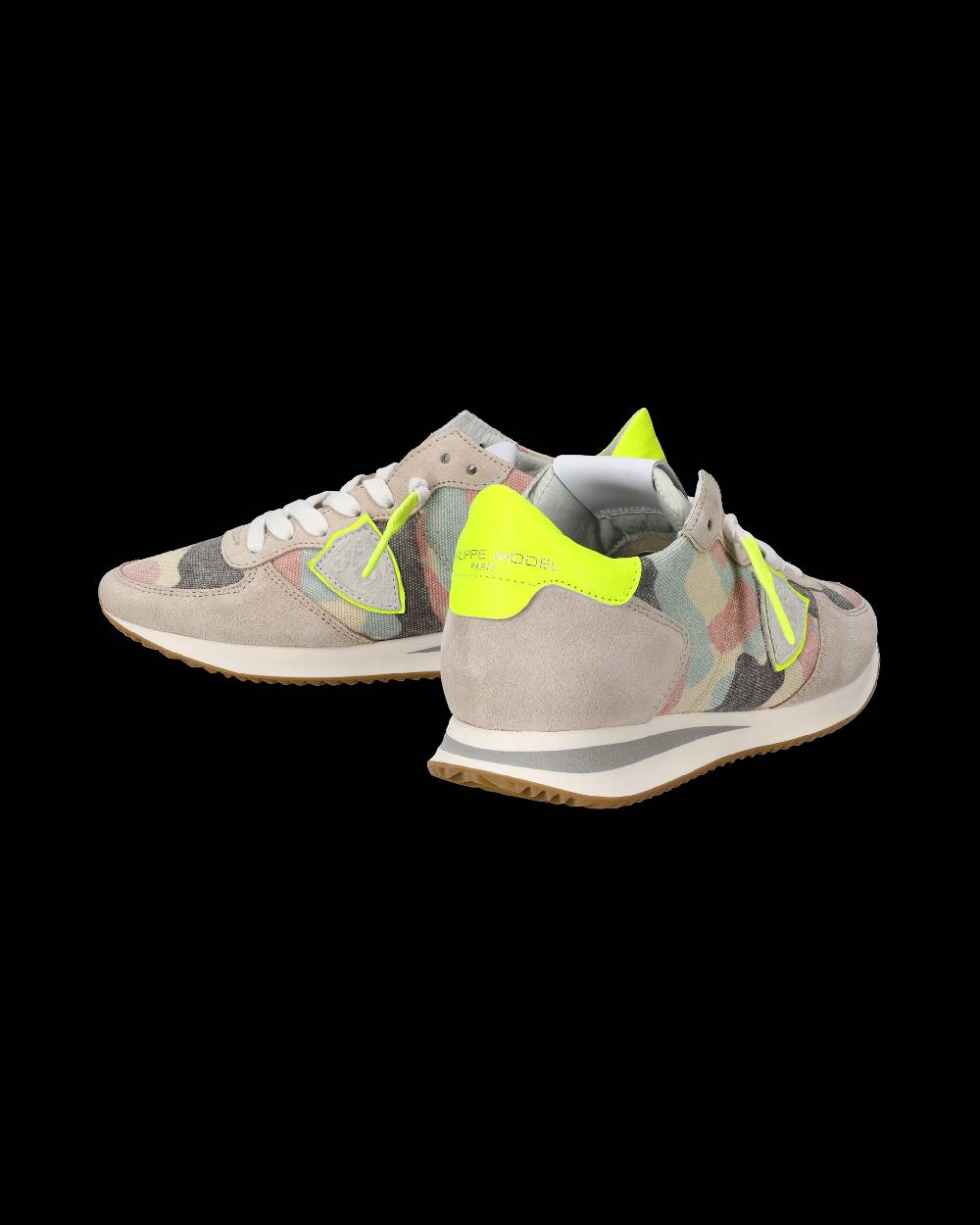 Philippe Model Sneakers Trpx Bianche da Donna in Tessuto Tecnico Presa