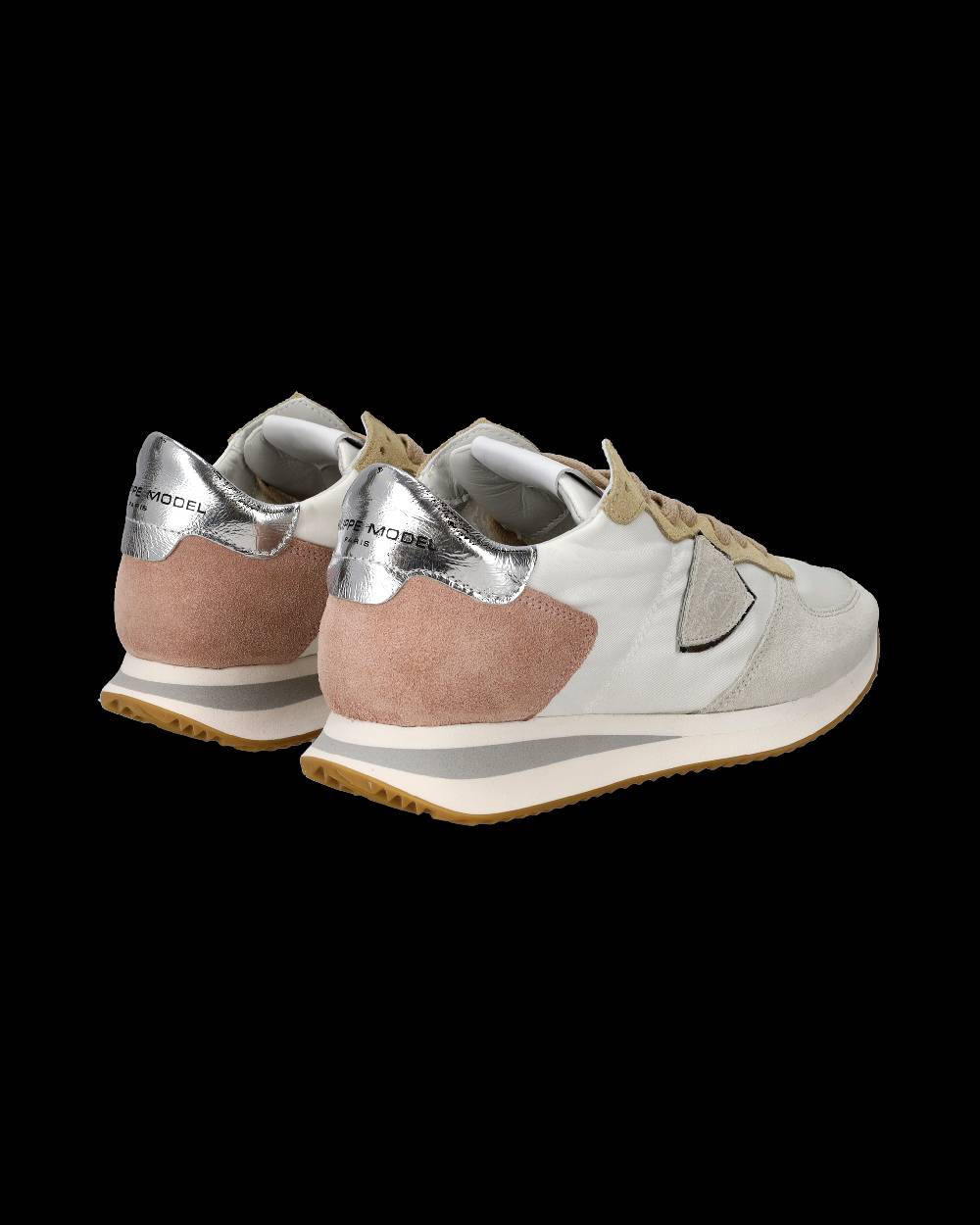 Philippe Model Sneakers Trpx da Donna Bianche e Rosa in Tessuto Tecnico Sconto