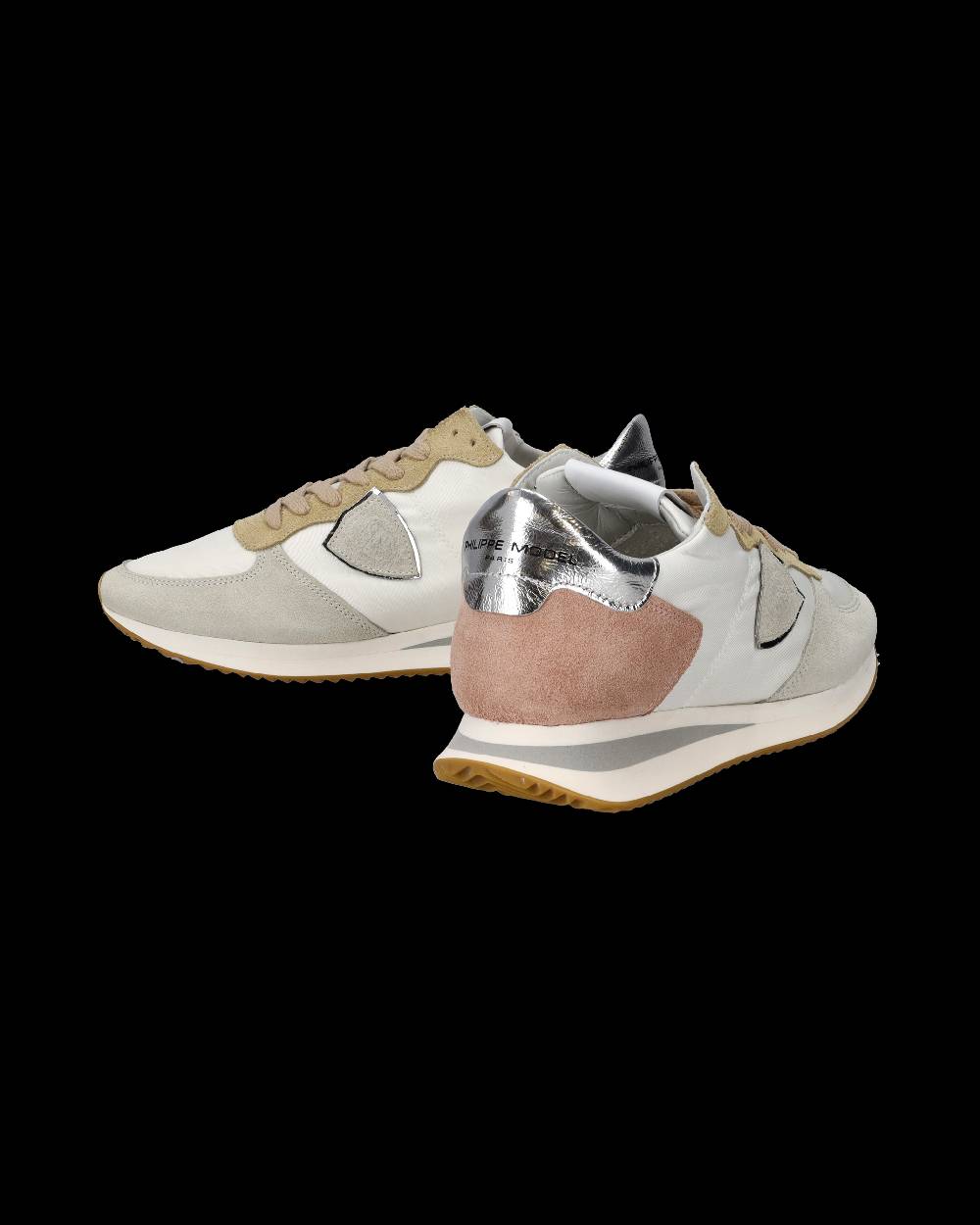 Philippe Model Sneakers Trpx da Donna Bianche e Rosa in Tessuto Tecnico Sconto