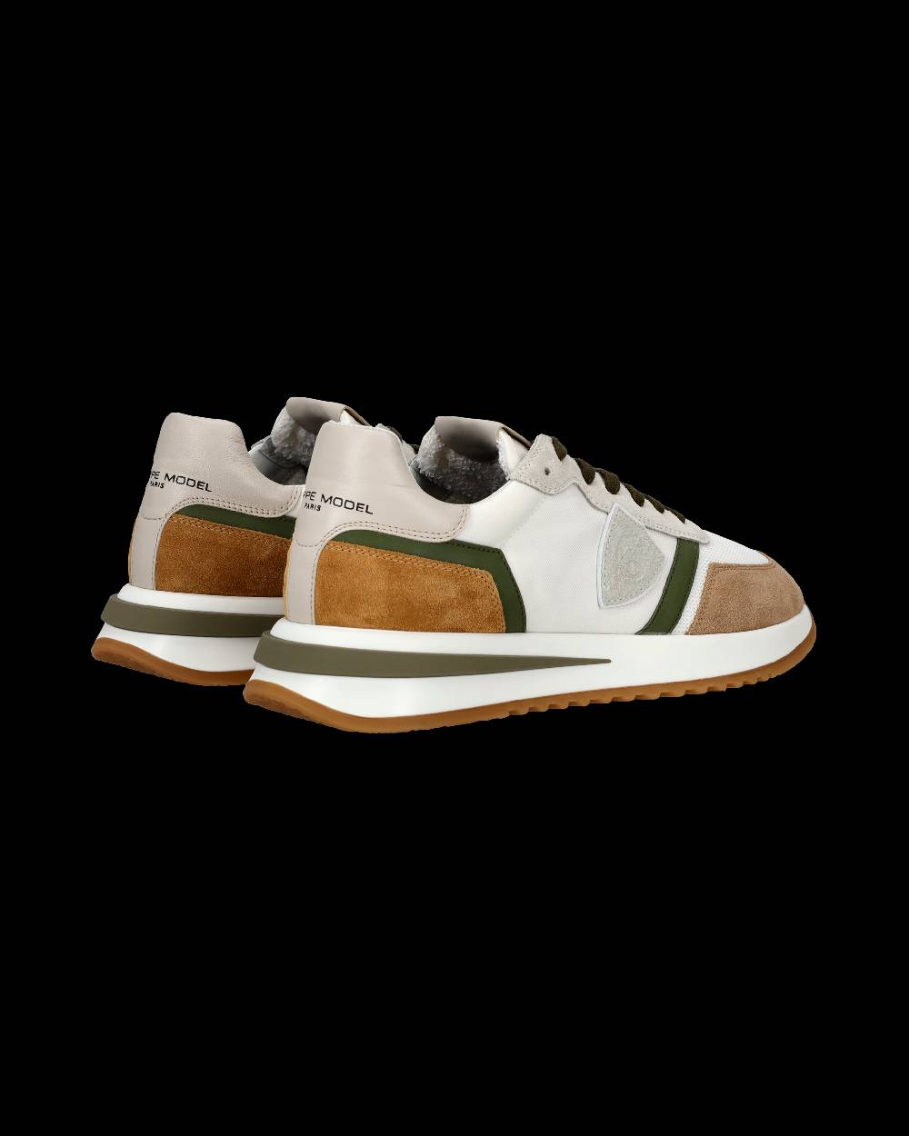 Philippe Model Sneakers Tropez 2.1 da Uomo Bianche e Verdi in Tessuto Tecnico Offerta