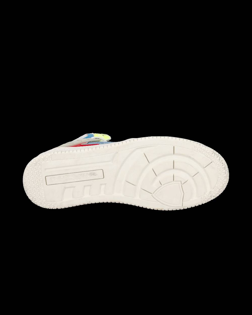 Philippe Model Sneaker mid La Grande uomo - bianco e azzurro Outlet