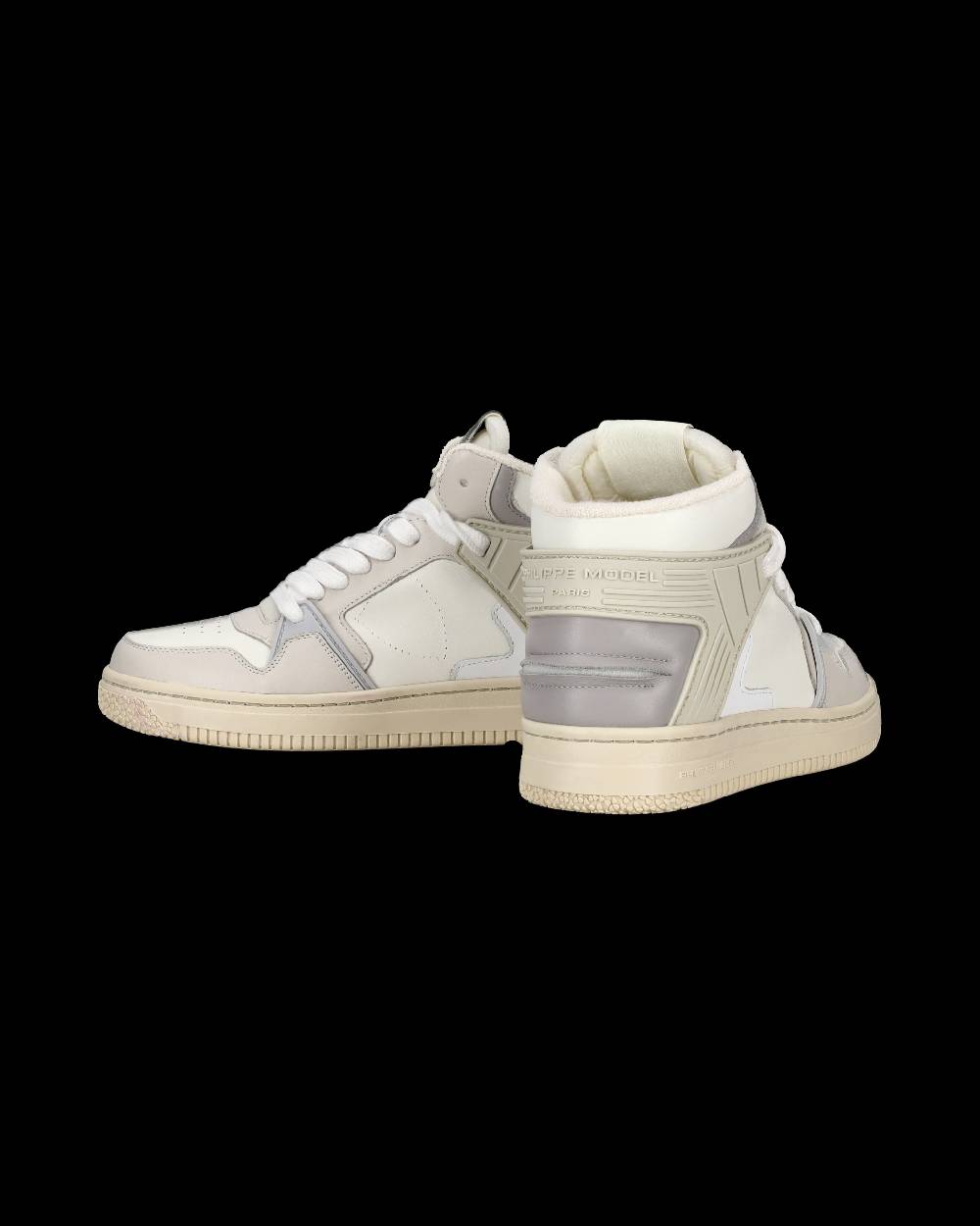 Philippe Model Sneaker mid La Grande donna - burro e grigio Offerte