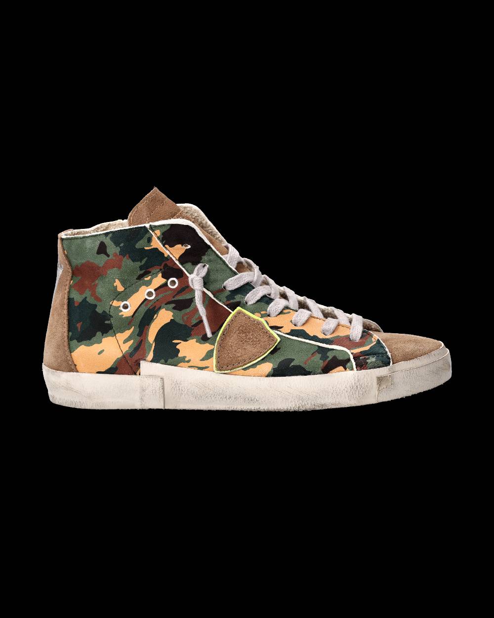 Philippe Model Sneaker Prsx Uomo, Verde e Beige Vendite Flash