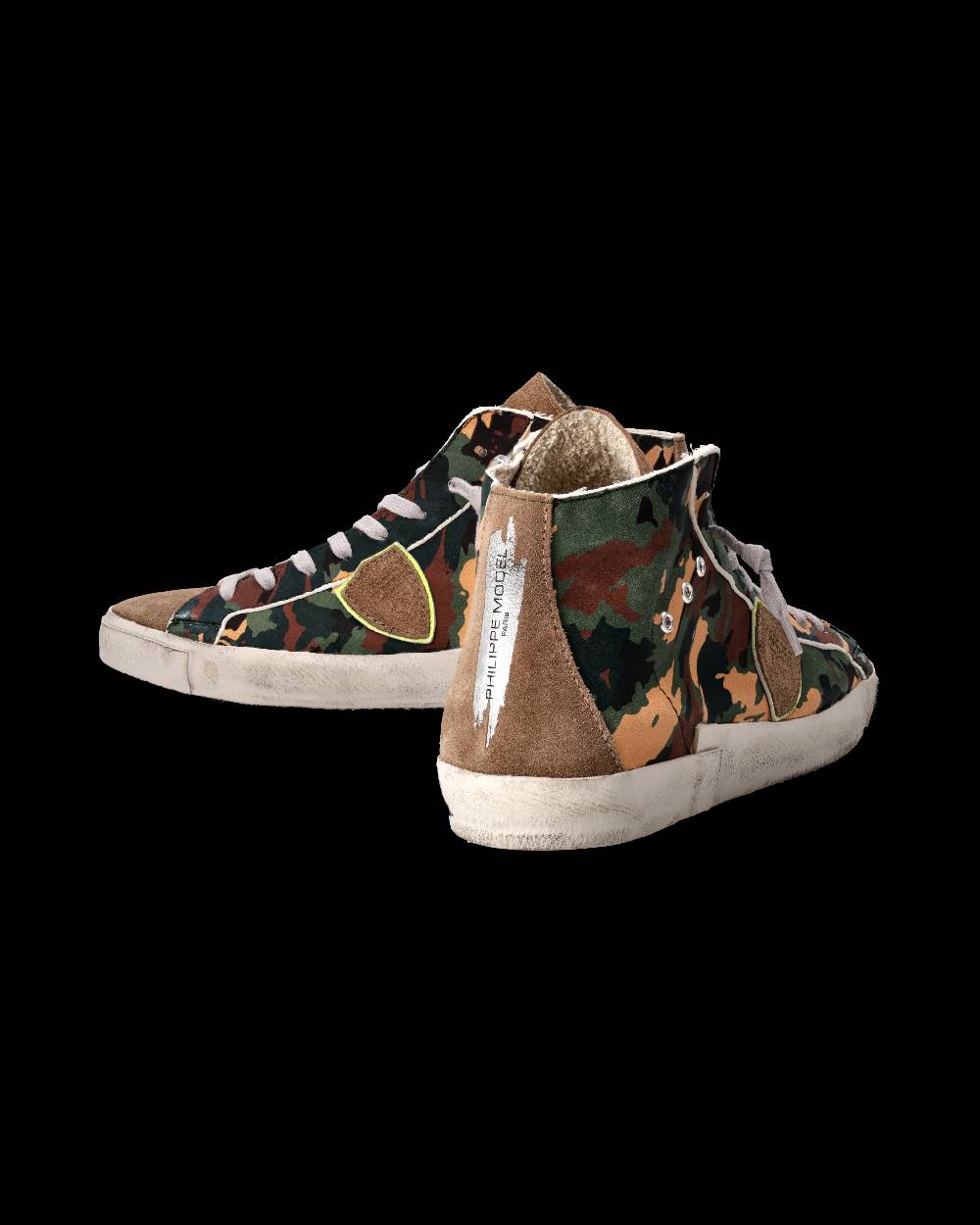Philippe Model Sneaker Prsx Uomo, Verde e Beige Vendite Flash