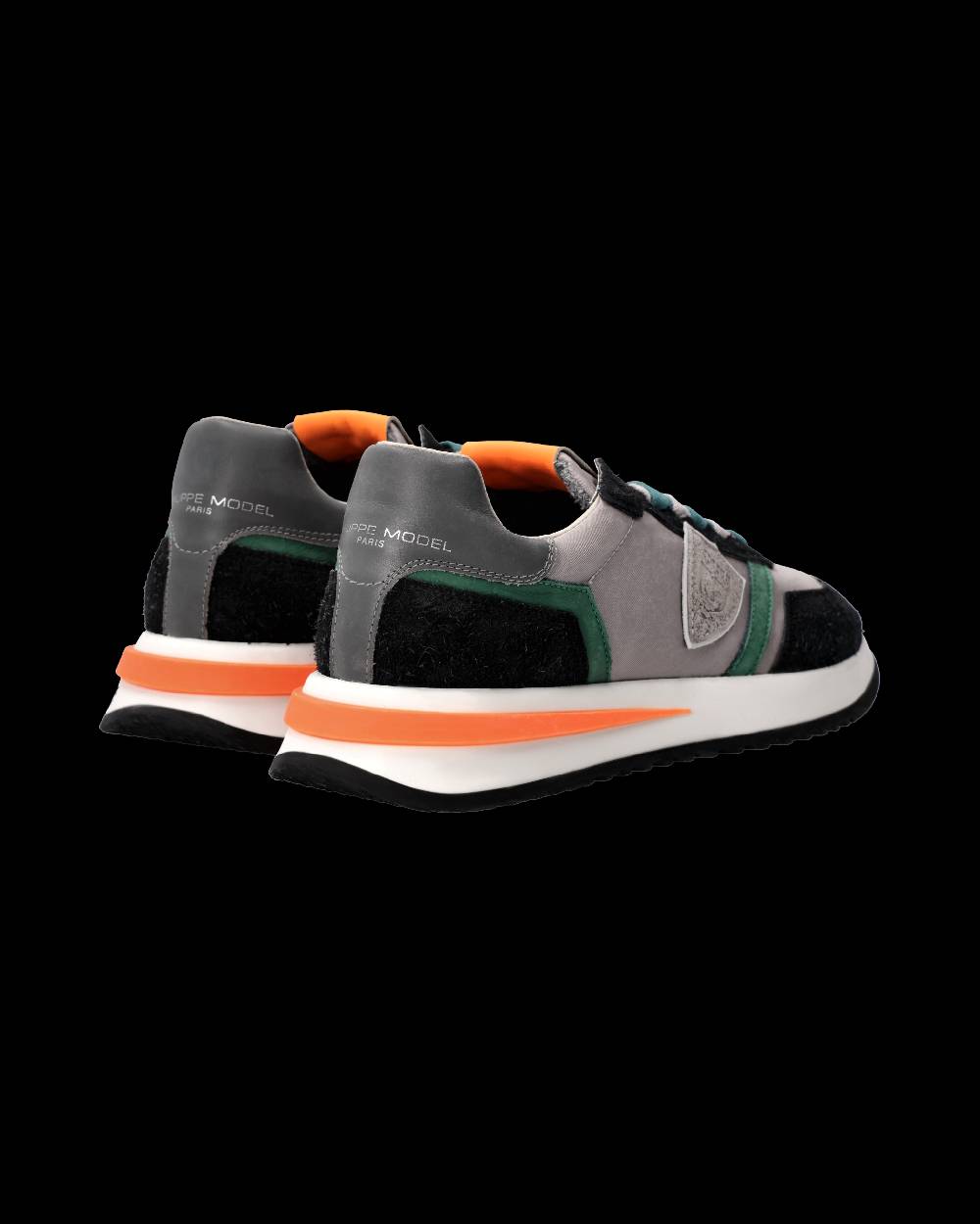 Philippe Model Sneaker Tropez 2.1 Uomo, Grigio e Arancio Italia