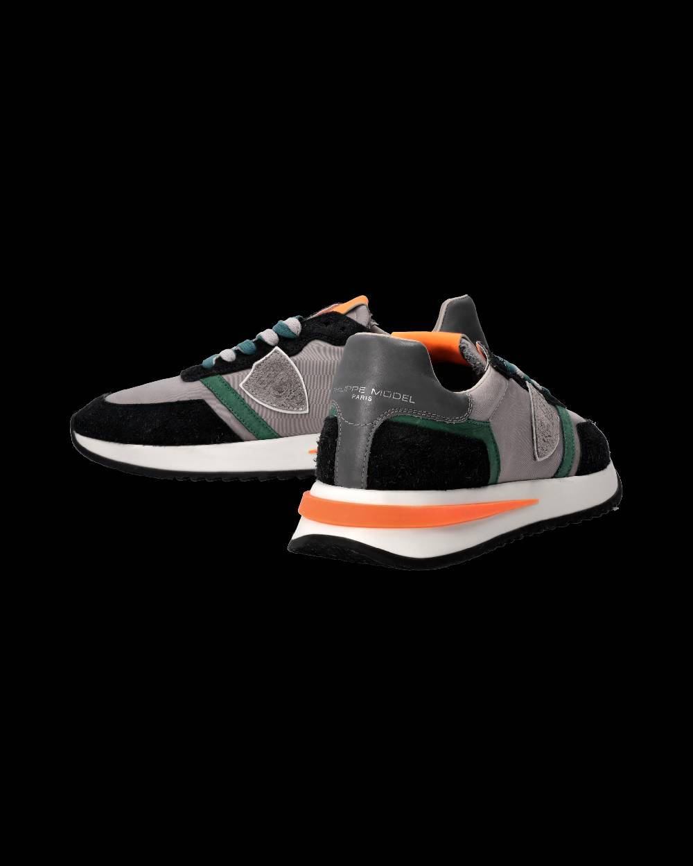 Philippe Model Sneaker Tropez 2.1 Uomo, Grigio e Arancio Italia