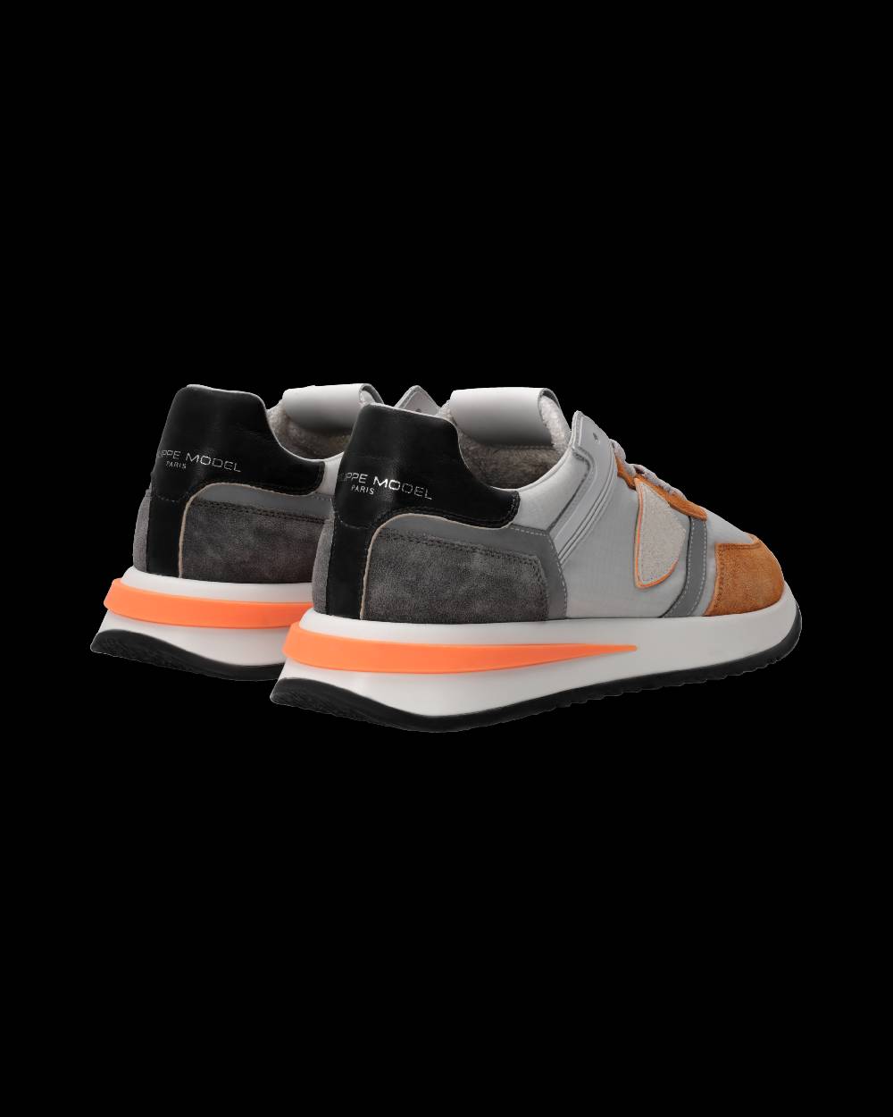 Philippe Model Sneaker Tropez 2.1 Uomo, Grigio e Cognac Nuovo