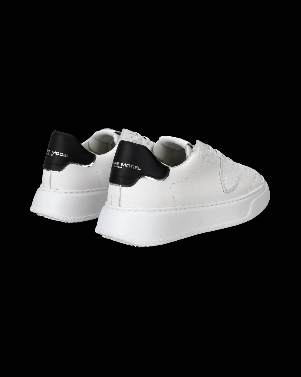 Philippe Model Sneaker bassa Temple uomo - bianco e nero Pezzi Unici