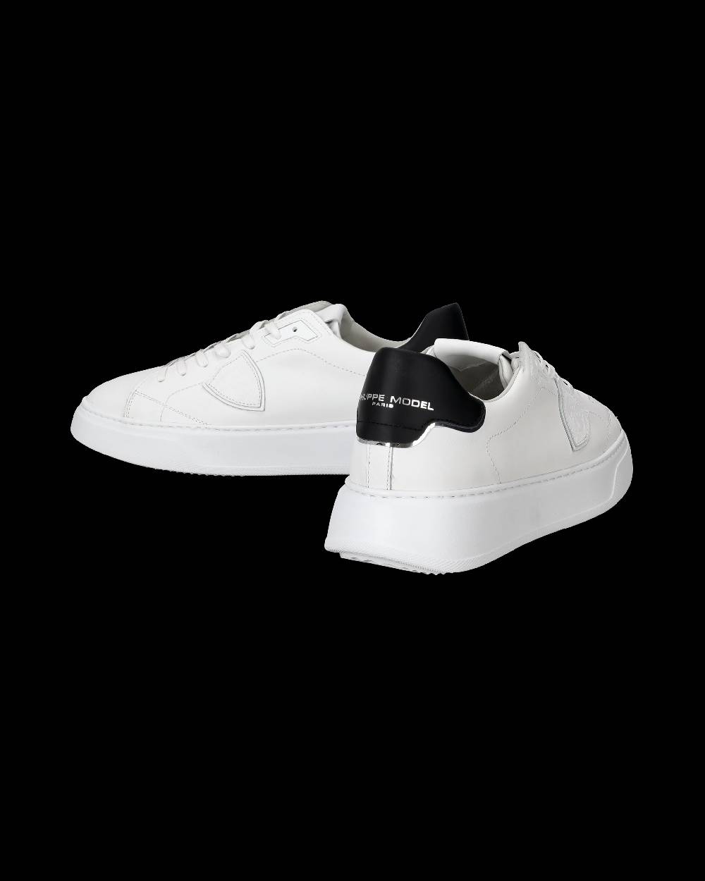 Philippe Model Sneaker bassa Temple uomo - bianco e nero Pezzi Unici