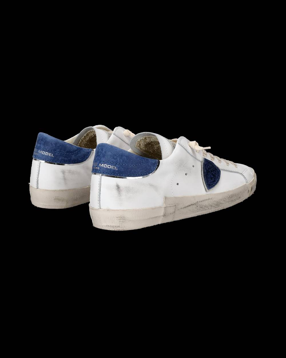 Philippe Model Sneaker basse Paris uomo - bianco e bluette Soddisfazione Garantita