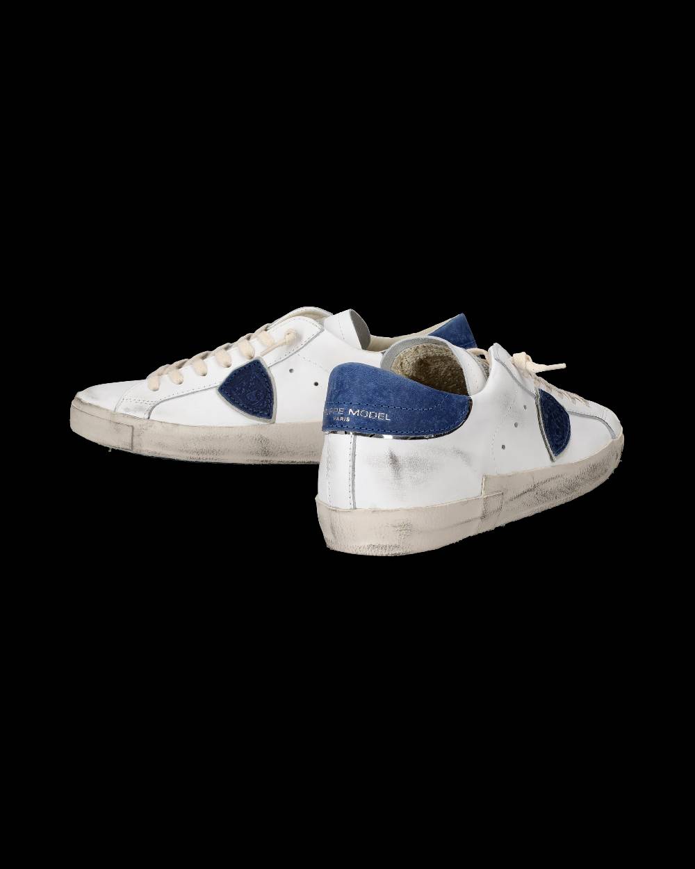 Philippe Model Sneaker basse Paris uomo - bianco e bluette Soddisfazione Garantita