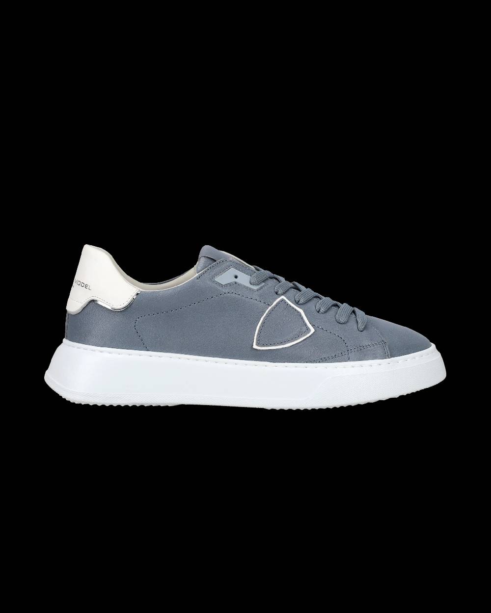 Philippe Model Sneaker casual Temple da uomo in pelle Nabuk - Blu Acquista Ora
