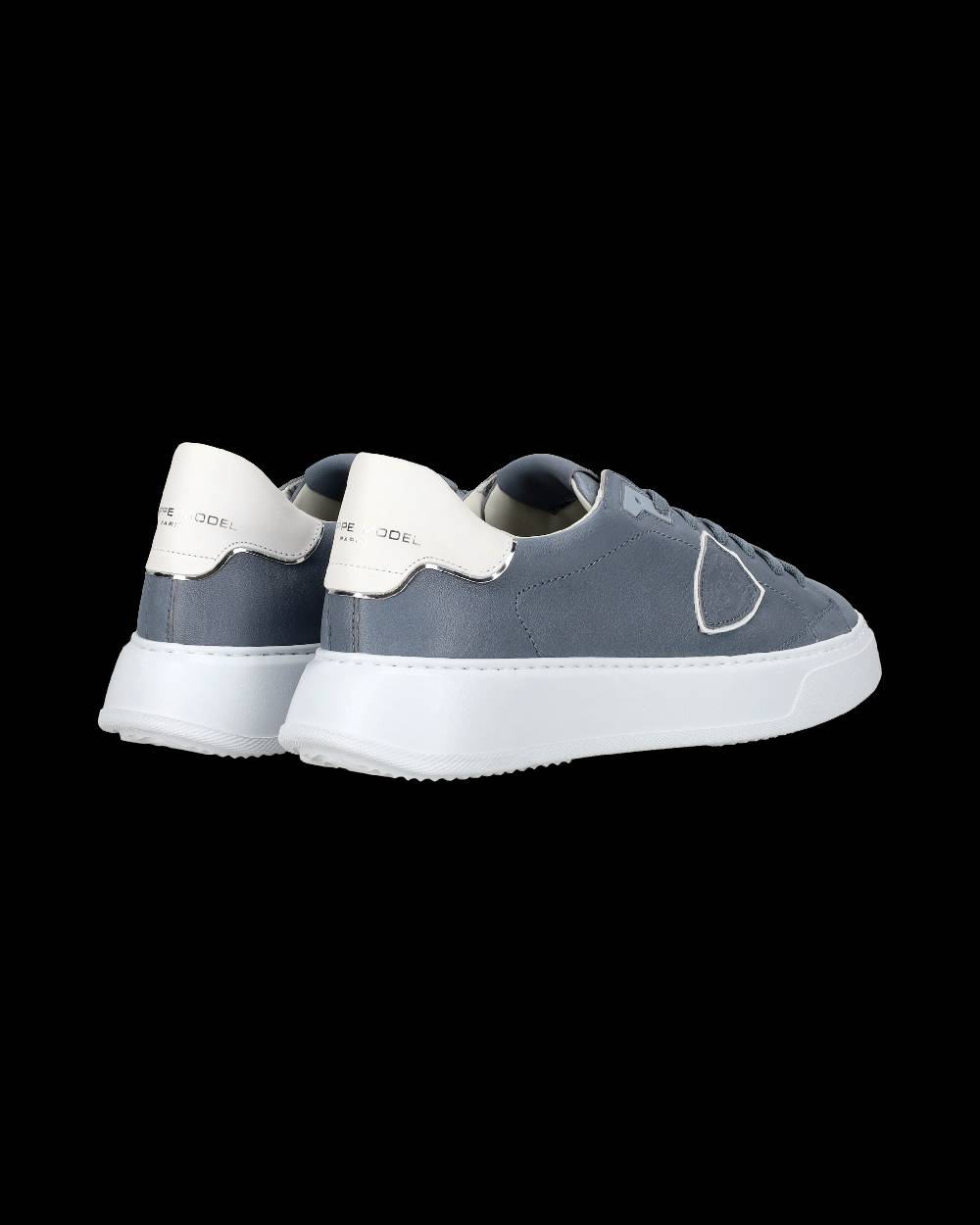 Philippe Model Sneaker casual Temple da uomo in pelle Nabuk - Blu Acquista Ora