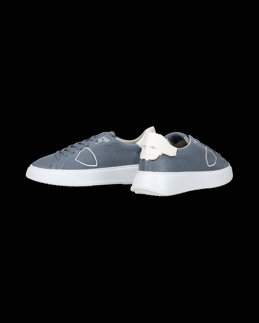 Philippe Model Sneaker casual Temple da uomo in pelle Nabuk - Blu Acquista Ora