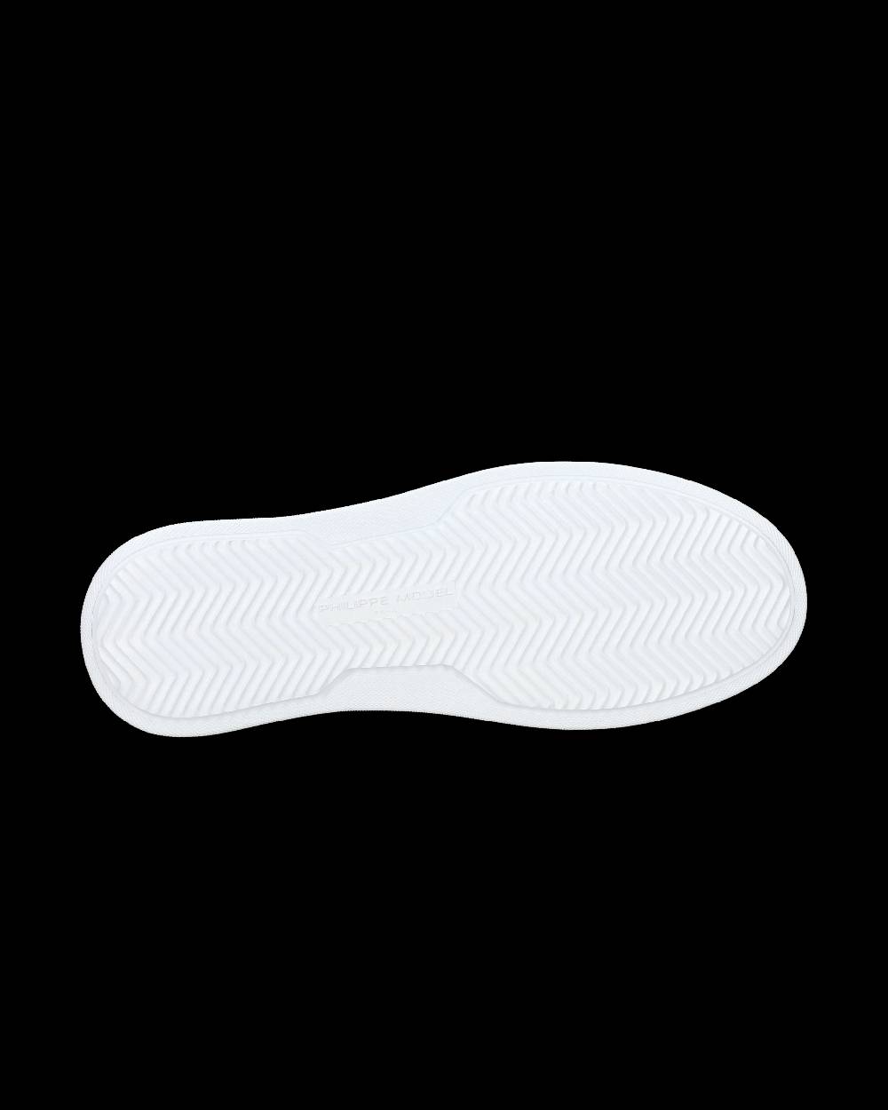 Philippe Model Sneaker casual Temple da uomo in pelle - Azzurro e bianco Promozione Limitata