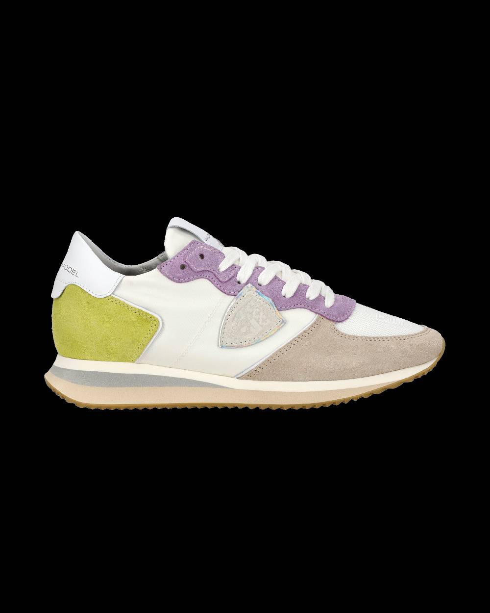Philippe Model Sneaker casual Trpx da donna in nylon e pelle - Bianco e viola Fino Al -60%