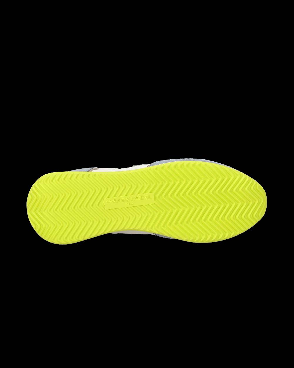 Philippe Model Sneaker casual Trpx da uomo in nylon e pelle - Azzurro e giallo Sconto