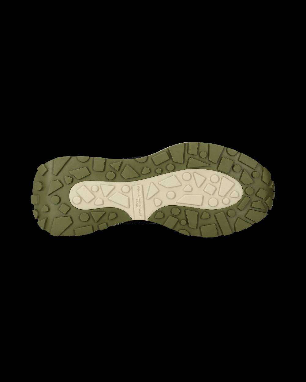 Philippe Model Sneakers basse Antibes da Uomo in nylon e pelle - nero militare Outlet