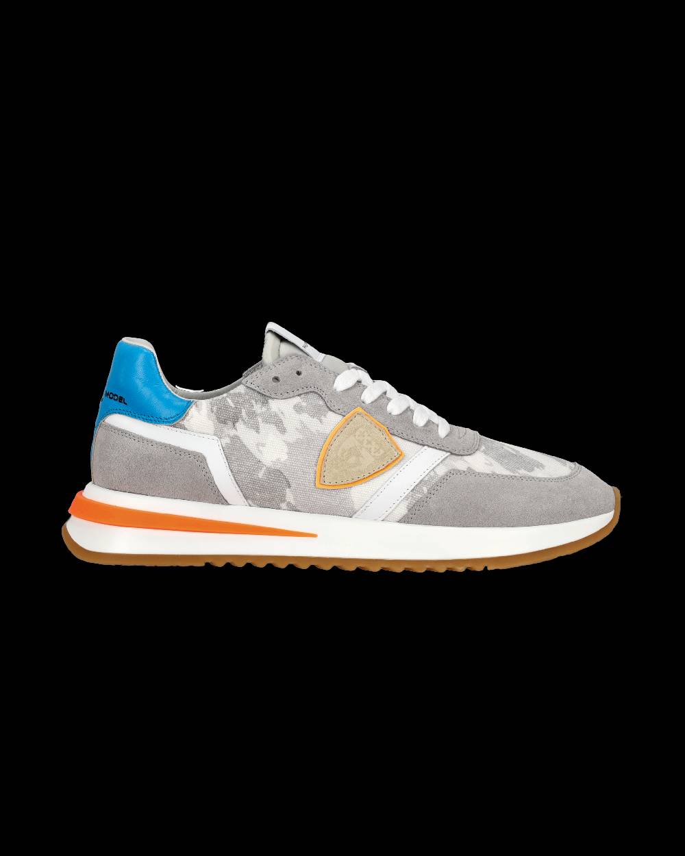 Philippe Model Sneaker bassa Tropez 2.1 uomo - grigio, bianco e arancio Saldi