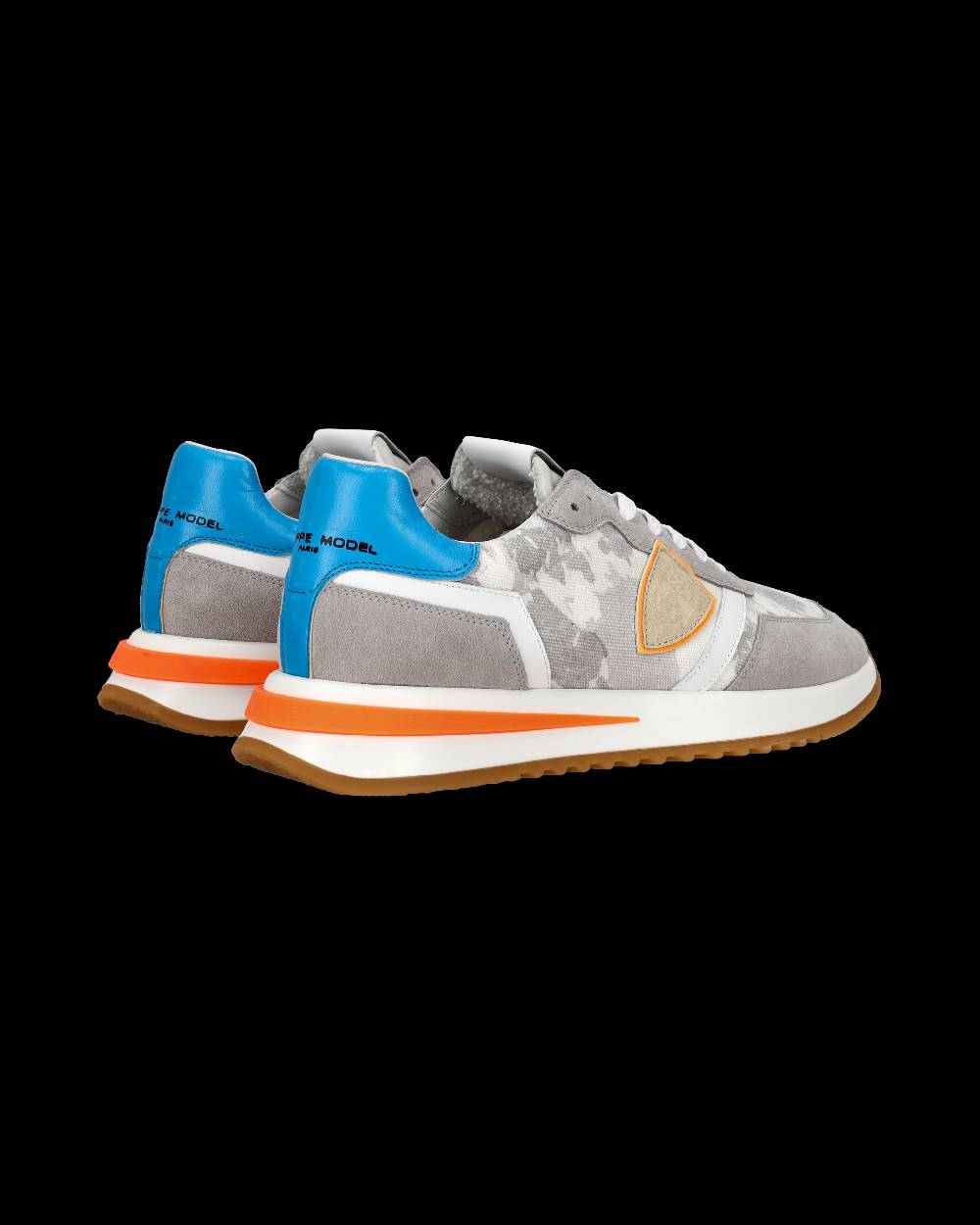 Philippe Model Sneaker bassa Tropez 2.1 uomo - grigio, bianco e arancio Saldi