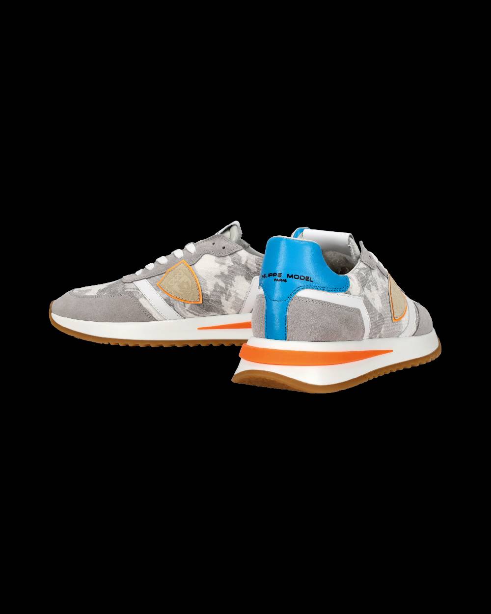Philippe Model Sneaker bassa Tropez 2.1 uomo - grigio, bianco e arancio Saldi