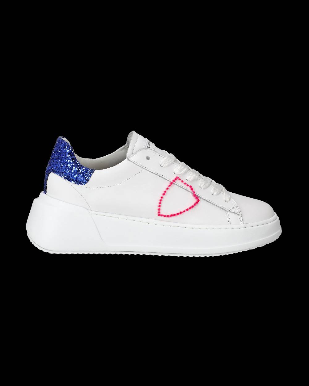 Philippe Model Sneaker basse Tres Temple donna - bianco e bluette Vendite Flash