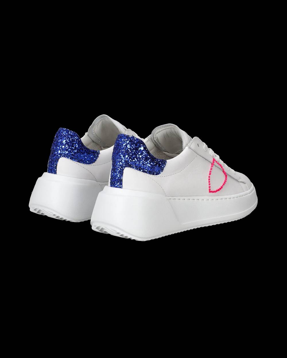 Philippe Model Sneaker basse Tres Temple donna - bianco e bluette Vendite Flash