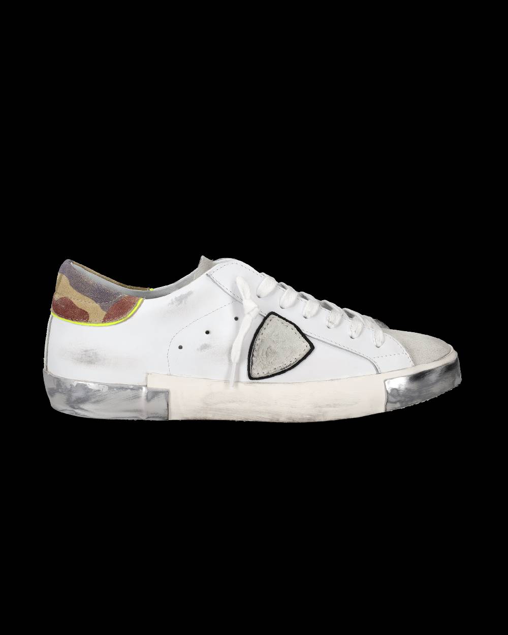 Philippe Model Sneakers Prsx da Uomo Bianche e Bordeaux in Pelle Negozio