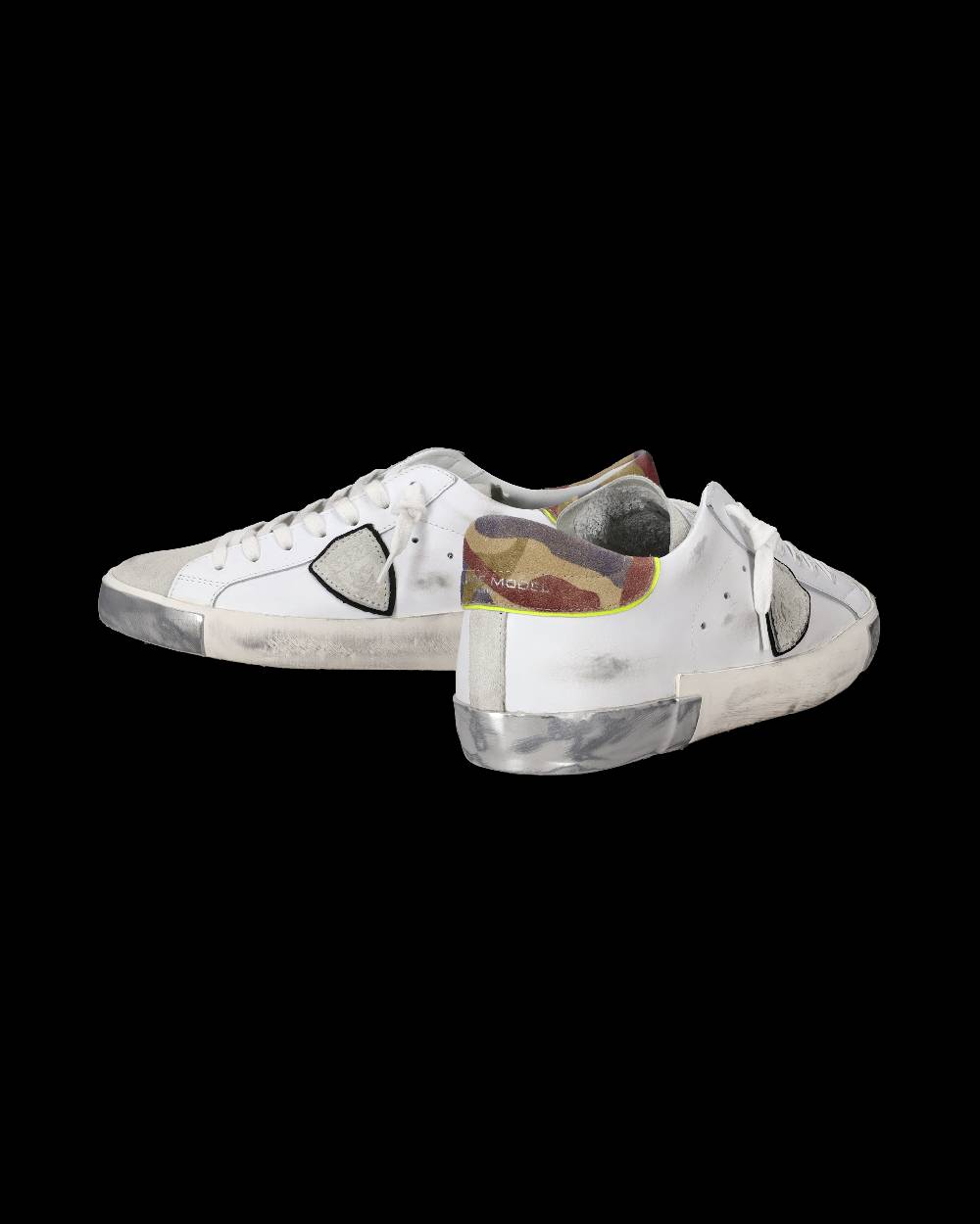 Philippe Model Sneakers Prsx da Uomo Bianche e Bordeaux in Pelle Negozio