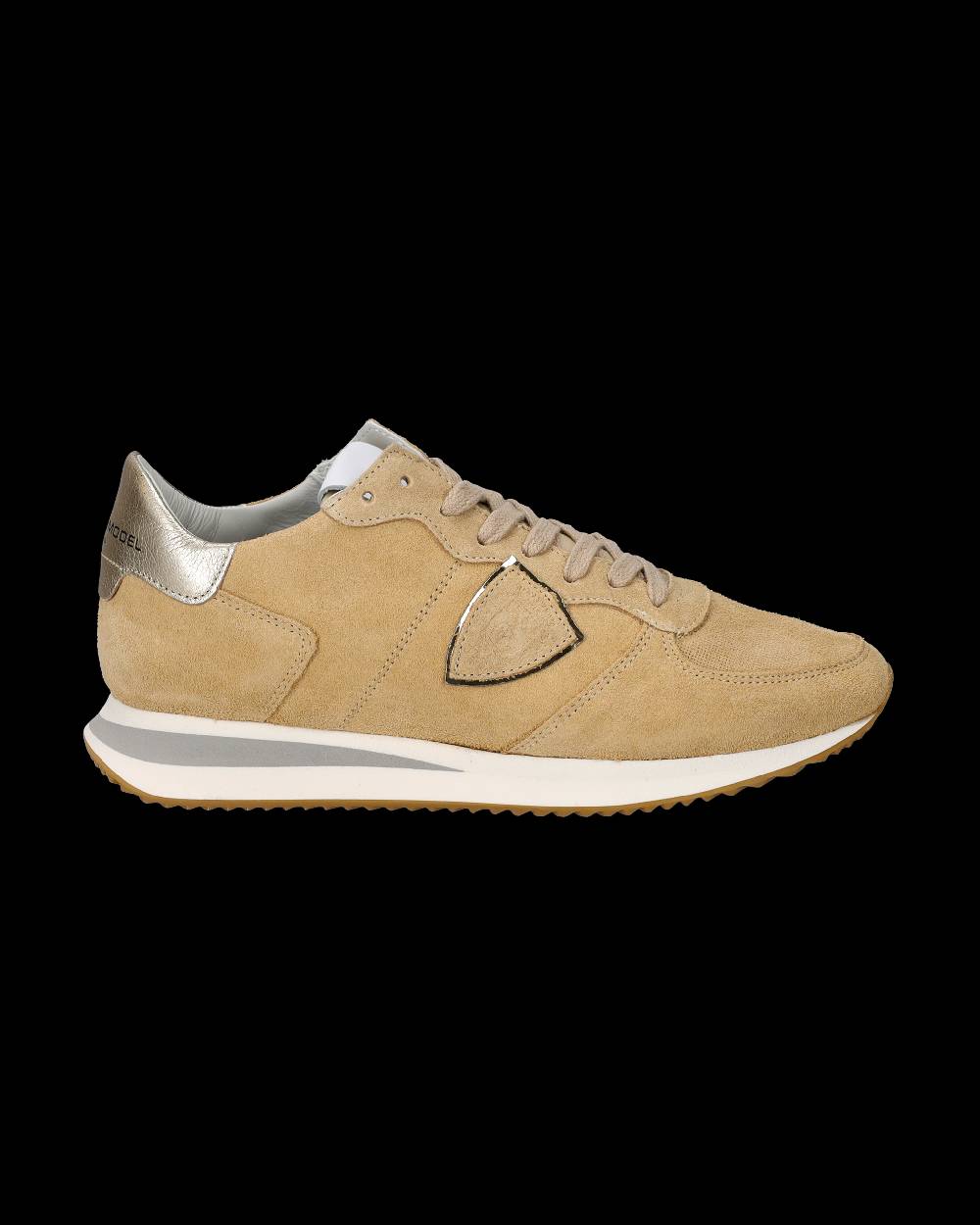 Philippe Model Sneakers Trpx da Donna Beige in Pelle Scamosciata In Saldo