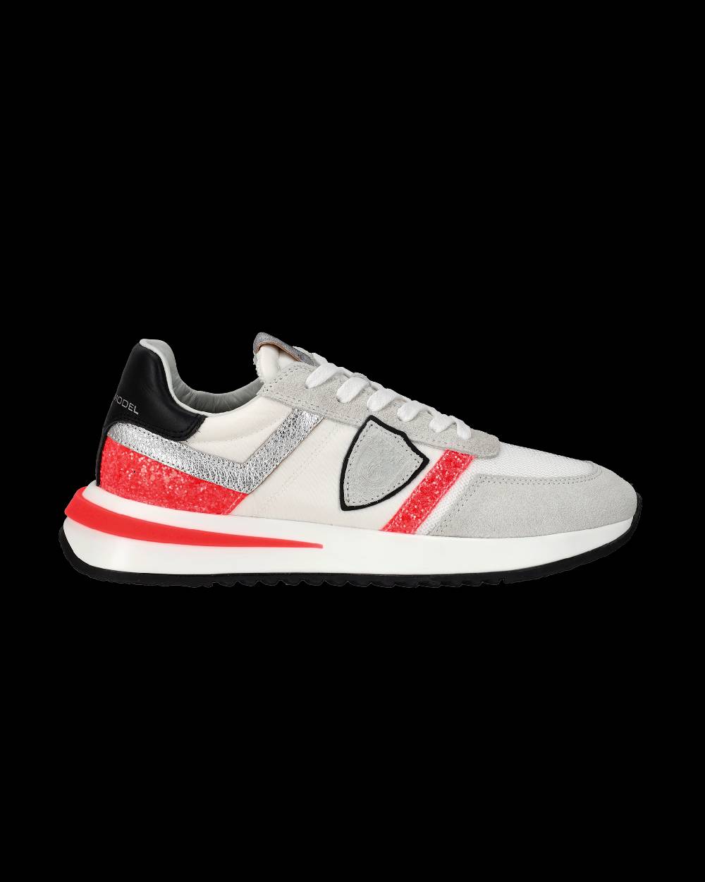 Philippe Model Sneakers Tropez 2.1 Donna Bianche e Arancioni in Pelle Scamosciata 2025
