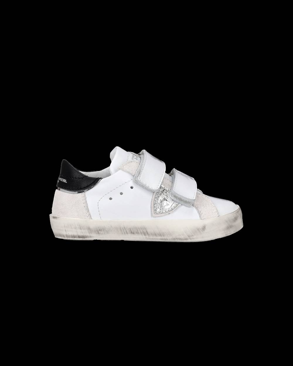 Philippe Model Sneakers Prsx Sportif da Bambini Bianche e Argento in Pelle 2025