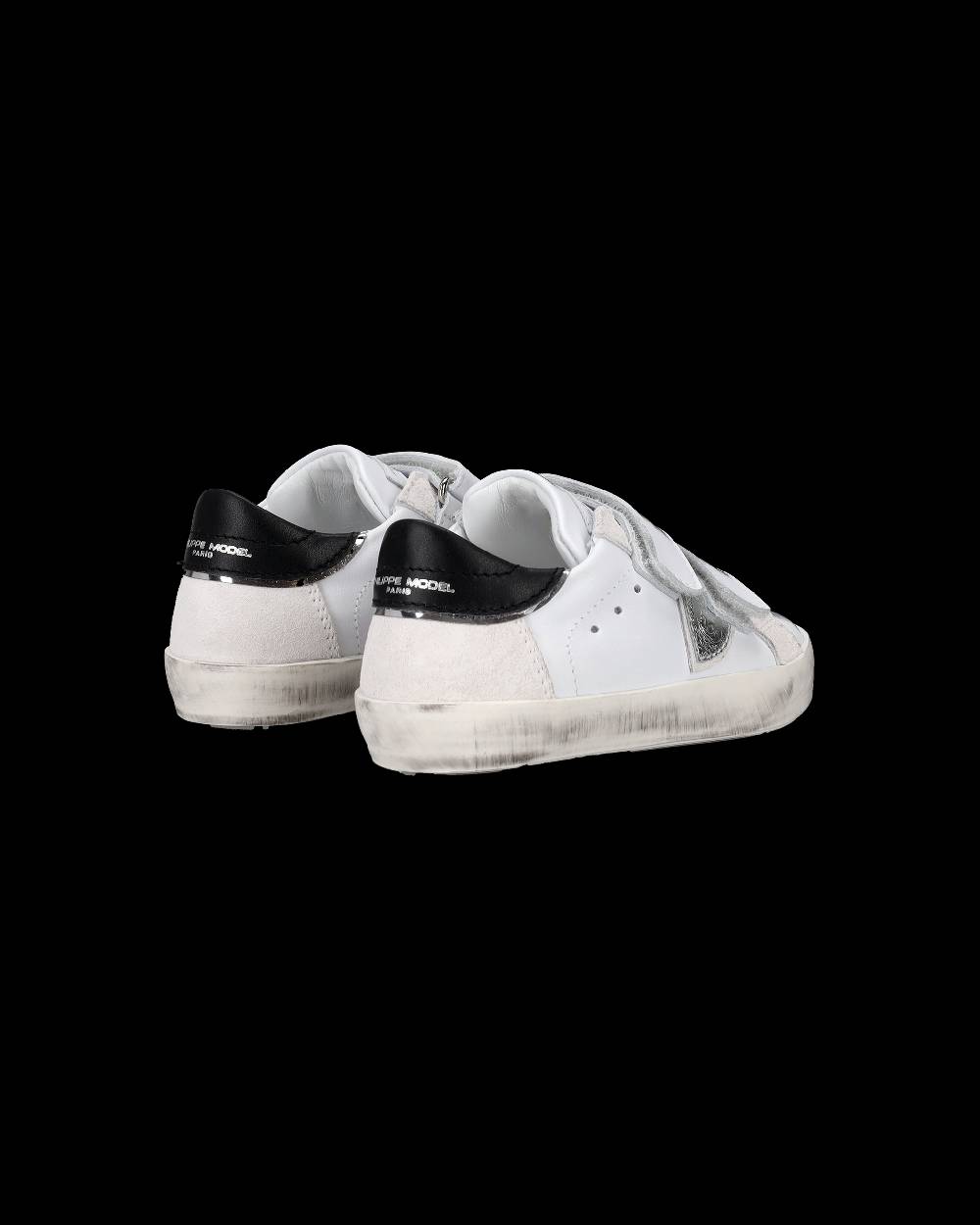 Philippe Model Sneakers Prsx Sportif da Bambini Bianche e Argento in Pelle 2025