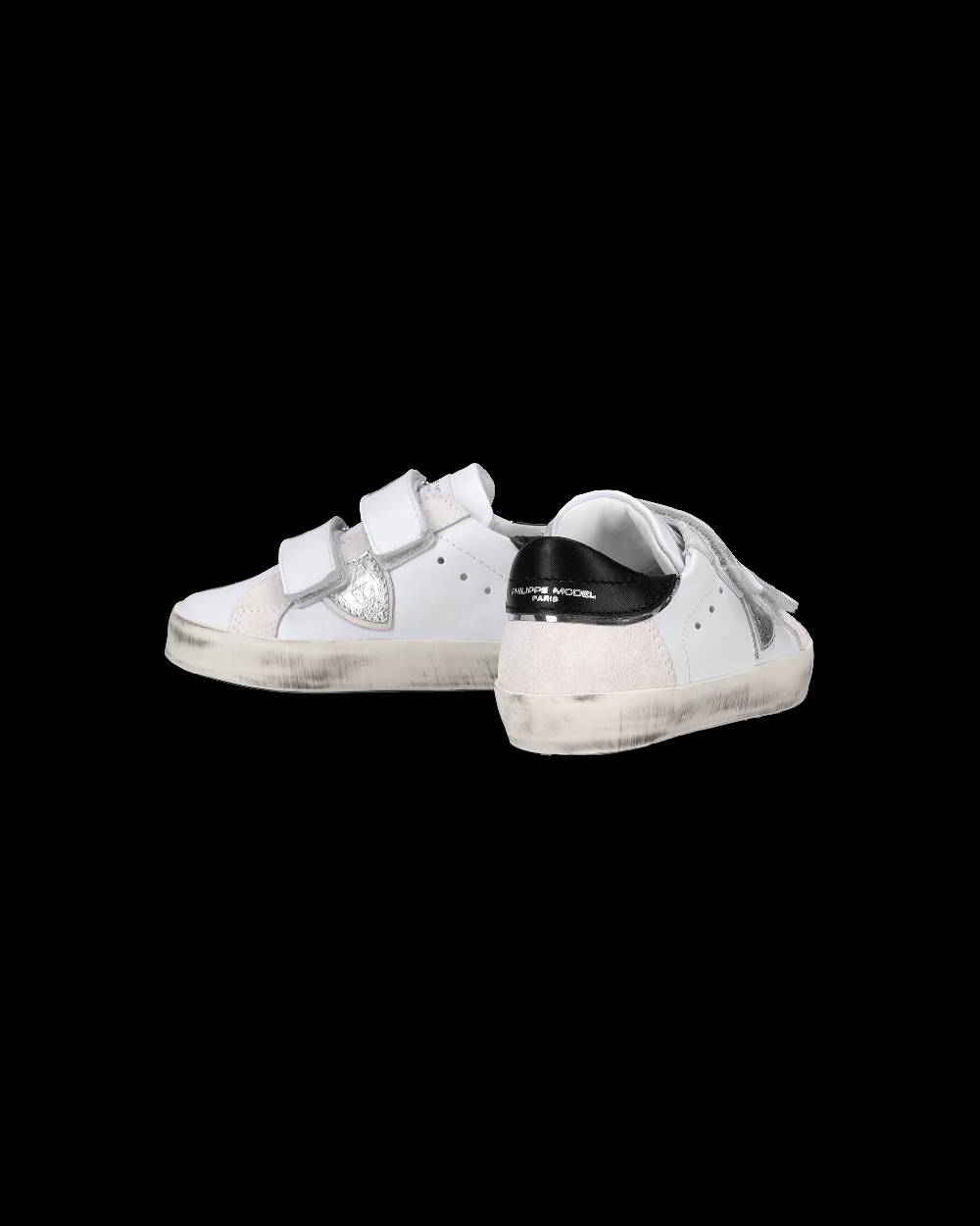 Philippe Model Sneakers Prsx Sportif da Bambini Bianche e Argento in Pelle 2025