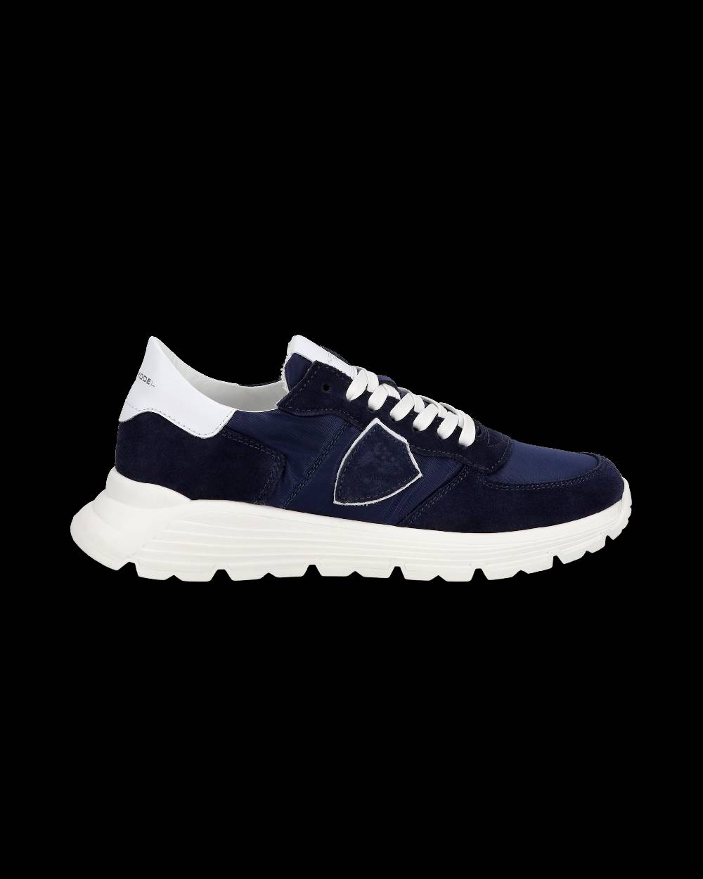 Philippe Model Junior Tropez Low-Top Sneakers in Leather, Blue Qualità