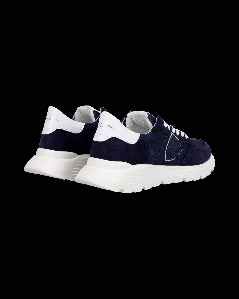 Philippe Model Junior Tropez Low-Top Sneakers in Leather, Blue Qualità