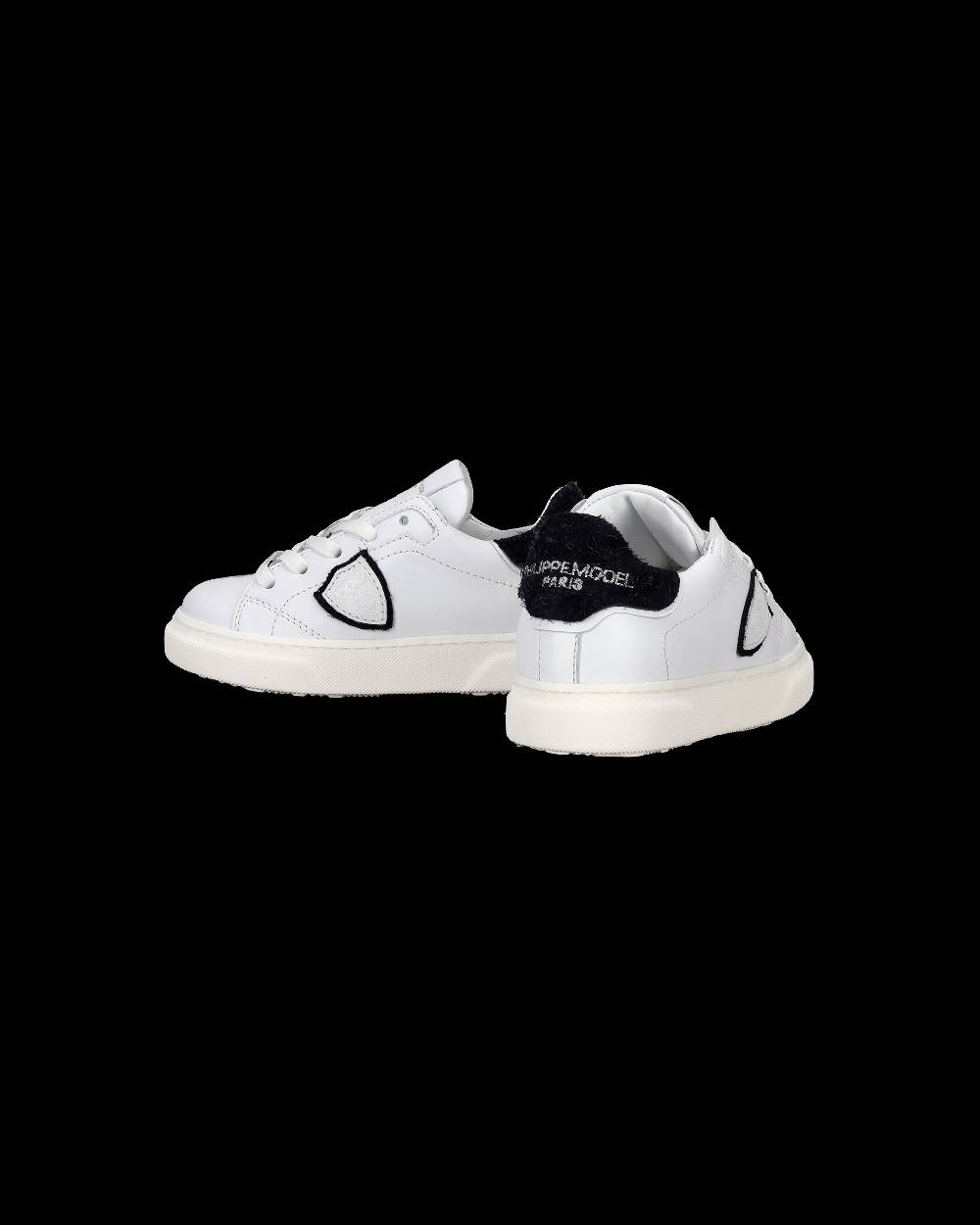Philippe Model Sneakers da Bambini Temple Bianche e Blu in Pelle Soddisfazione Garantita