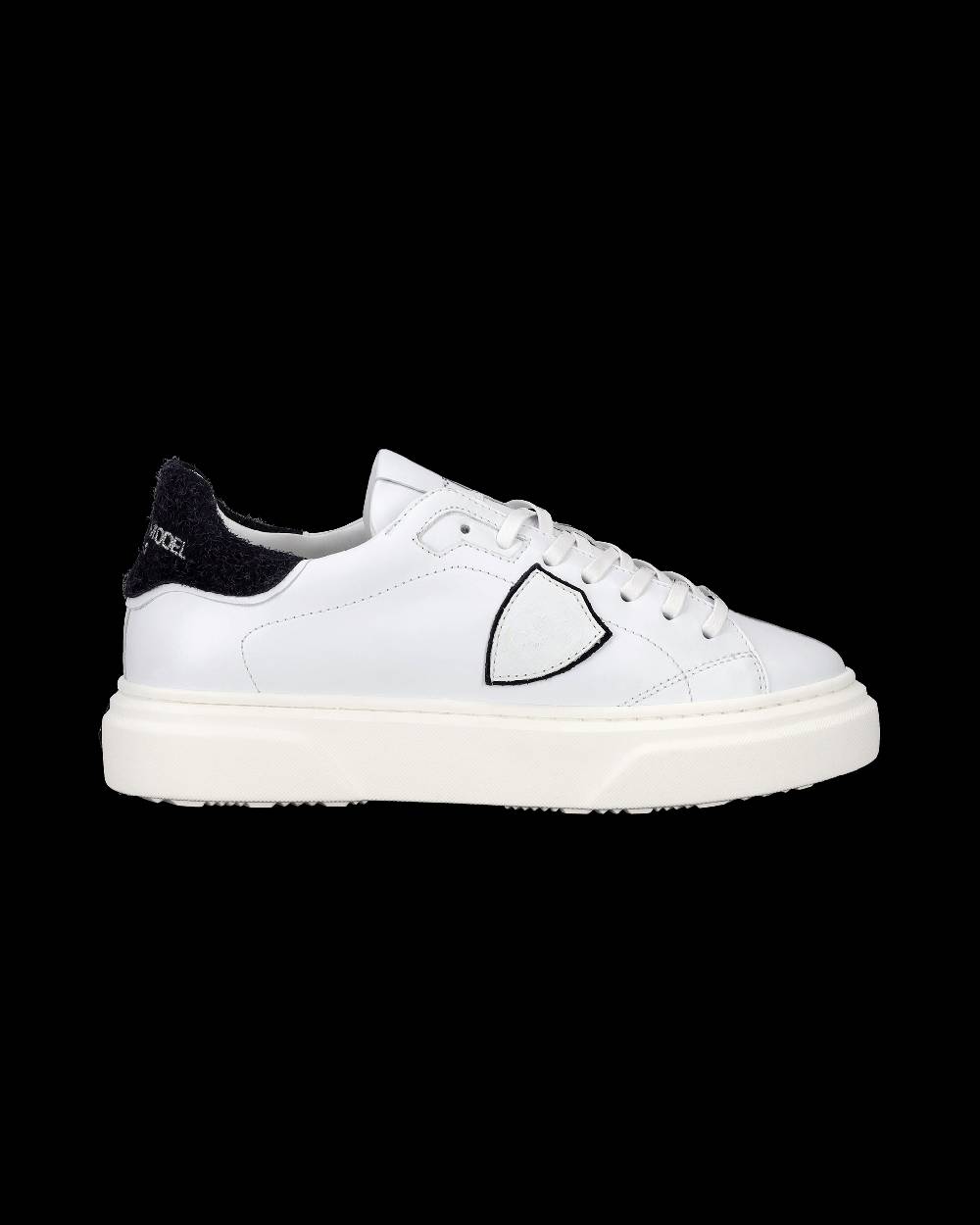 Philippe Model Sneakers Temple da Bambini Bianche e Blu in Pelle Trasporto libero internazionale