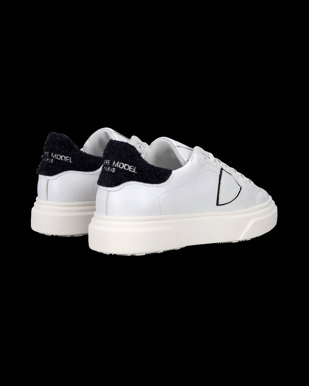 Philippe Model Sneakers Temple da Bambini Bianche e Blu in Pelle Trasporto libero internazionale