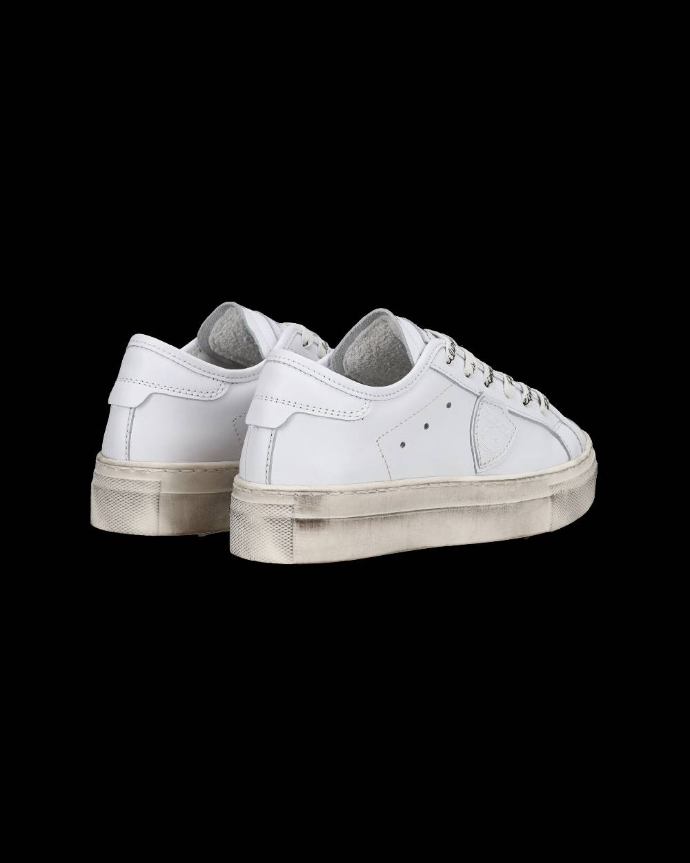 Philippe Model Sneakers basse Paris Haute da Bambino in pelle, Bianco Limitato a 3 giorni