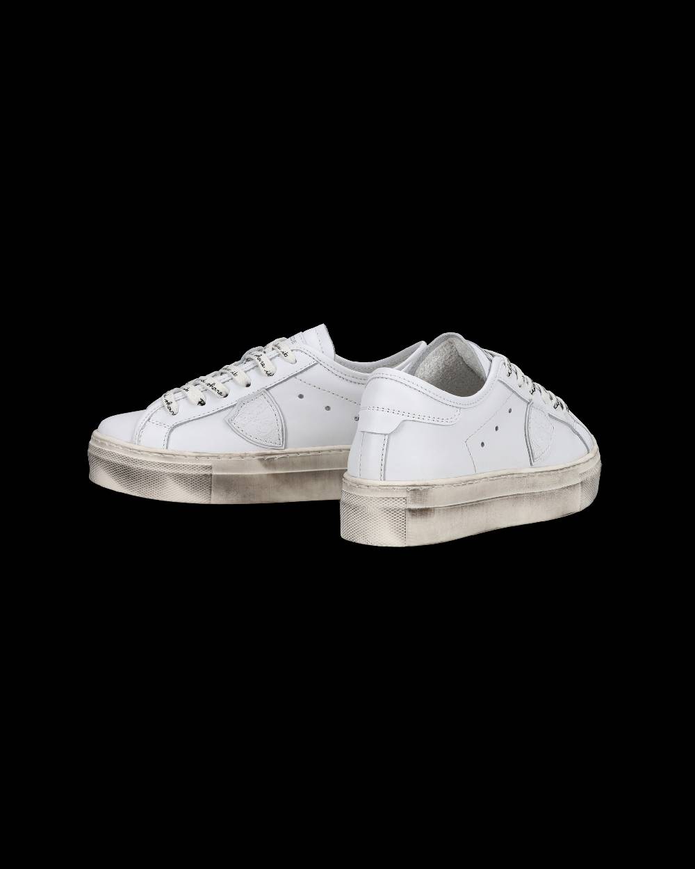 Philippe Model Sneakers basse Paris Haute da Bambino in pelle, Bianco Limitato a 3 giorni