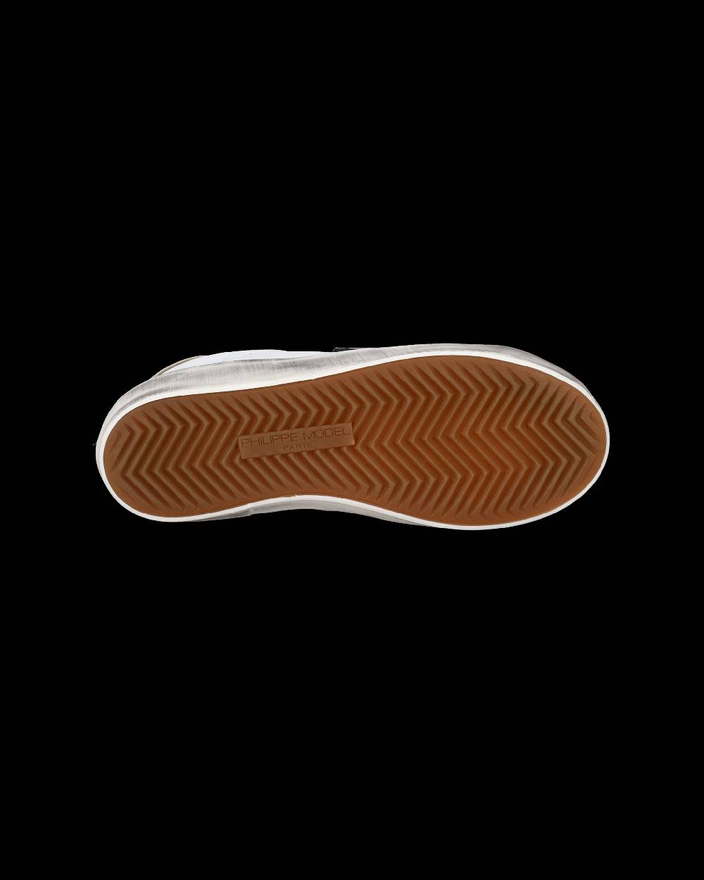 Philippe Model Sneakers Prsx basse da Bambini Bianche e Verdi in Pelle Offerta